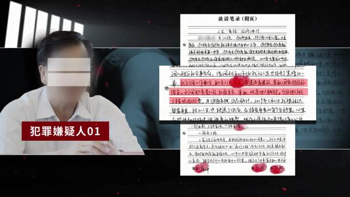 反腐嫌疑人忏悔书AE模板