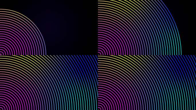 充电圈线，圈线动画青色，动画涂鸦圈，框架，箭头，语音气泡，
蓝色和紫色抽象圆形径向隧道线背景。
