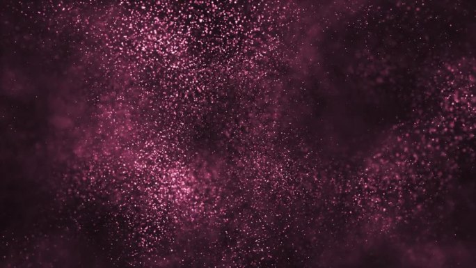 在太空中飞行的4K动画发光的星云，云和星星场。通过外太空探索发光的银河系。