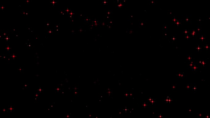 外闪红星的粒子效应材料(黑色背景)