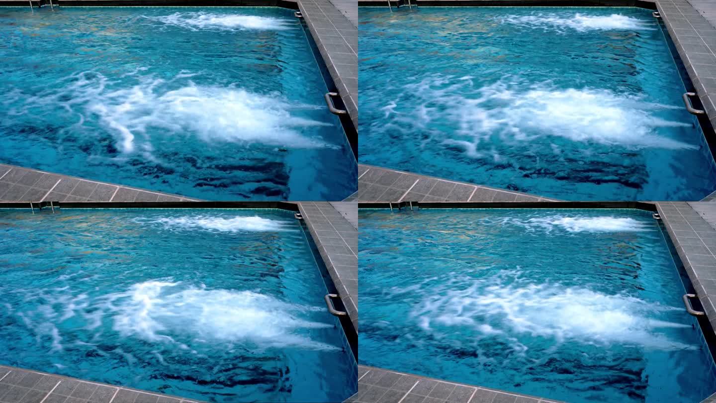氧气游泳池是水中的空气循环系统