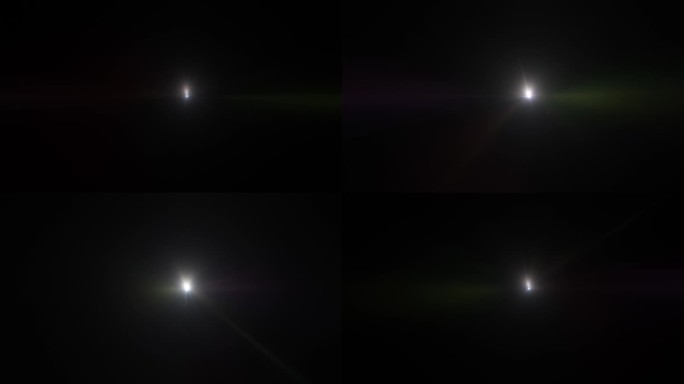循环中心旋转闪烁辉光星光光光学镜头闪耀动画艺术抽象背景为屏幕项目叠加。灯光光线效果动态明亮的视频镜头