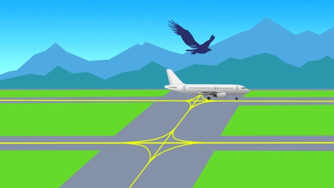 飞机和鹰飞机和鹰动画
