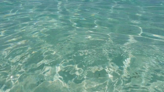 电影4K拍摄的海水腐蚀在菲律宾的海洋