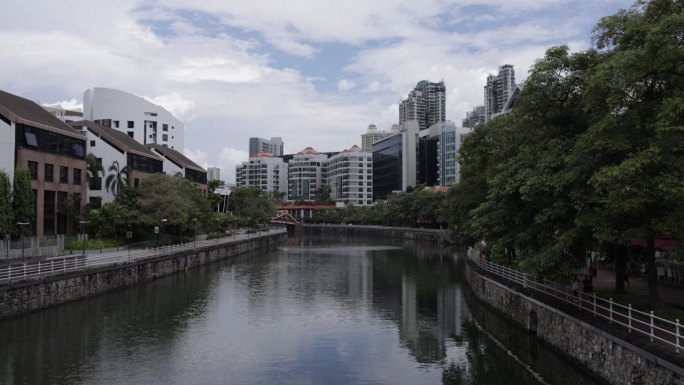 新加坡的天际线新加坡建筑