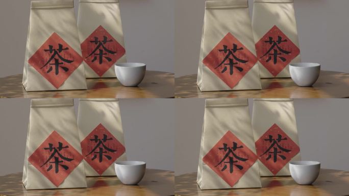 茶文化茶叶茶包装意境素材