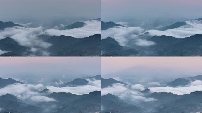 时间推移-移动雾在台湾阿里山