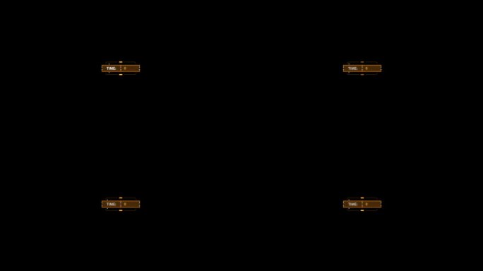 数字技术元素。高科技风格的HUD元素。适合平面设计。