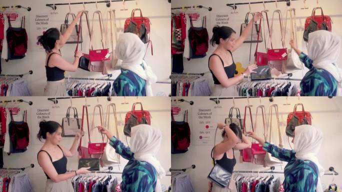 马来西亚华人和马来妇女购买二手时尚饰品