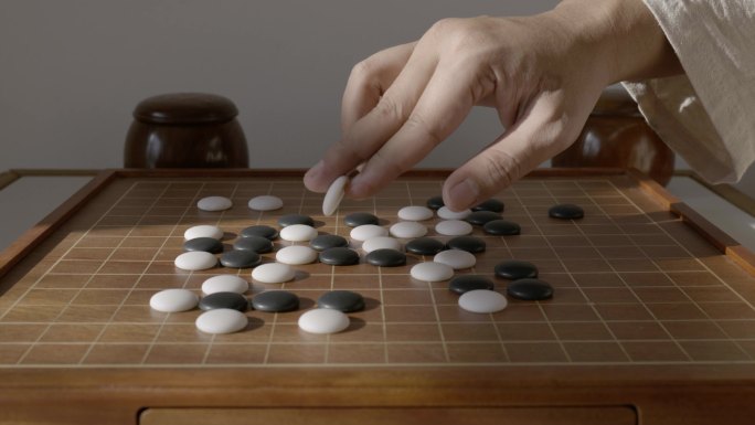 下棋围棋对弈棋局东方艺术中式意境国风古风