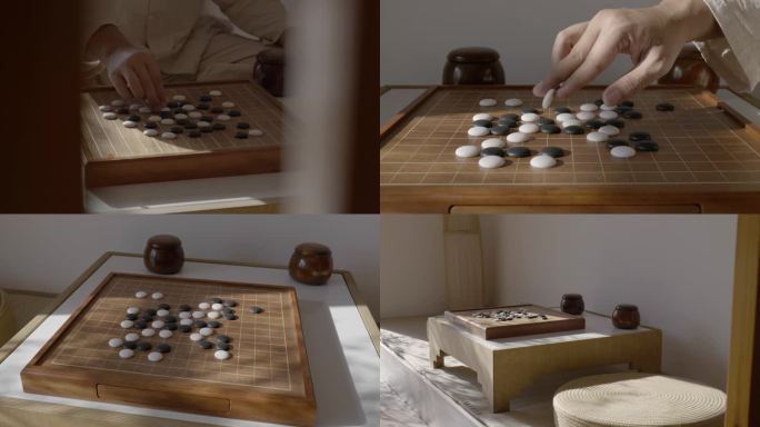 下棋围棋对弈棋局东方艺术中式意境国风古风