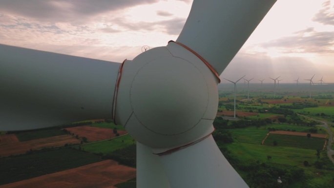 可持续能源风力涡轮机