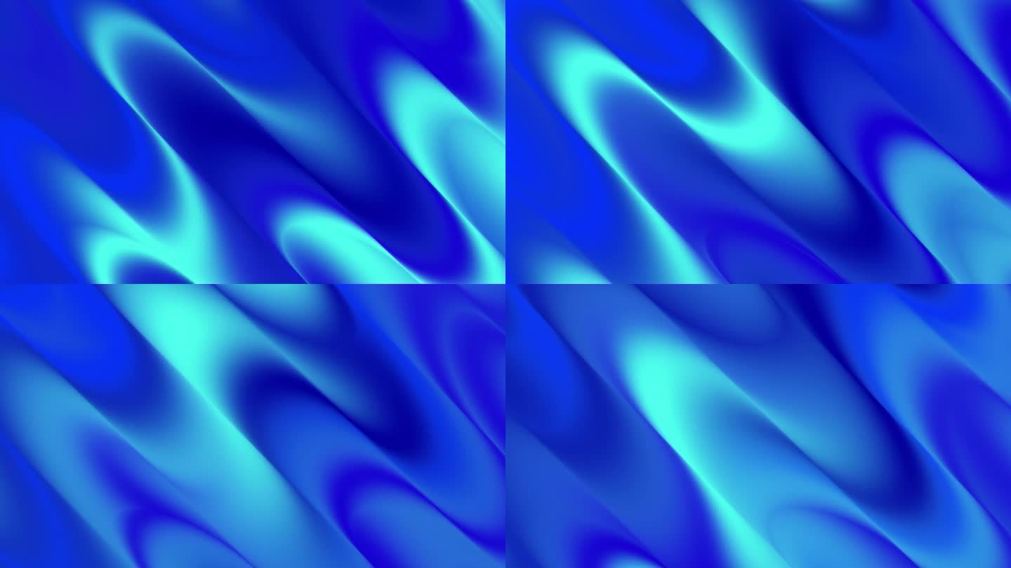 4K抽象蓝色霓虹颜色渐变背景动画