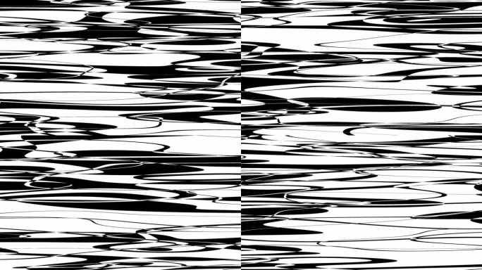黑色涂料在白色背景上平滑地移动和起伏，运动循环背景。