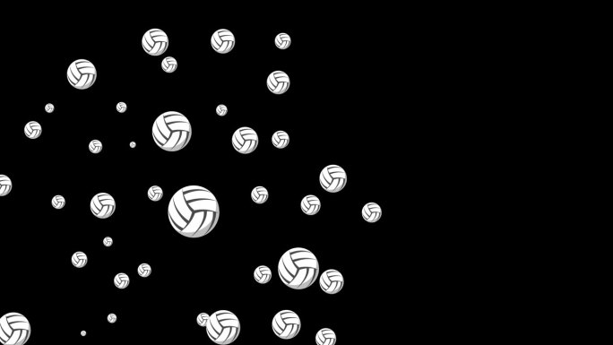 球表情动画排球三维动画排球卡通动画视频素