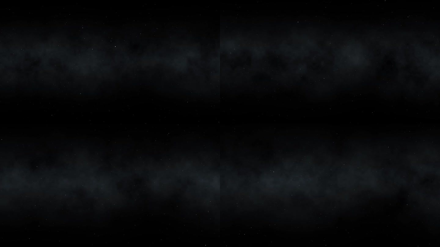4K 3D无尽的宇宙恒星空间拍摄银河星系恒星夜空背景。