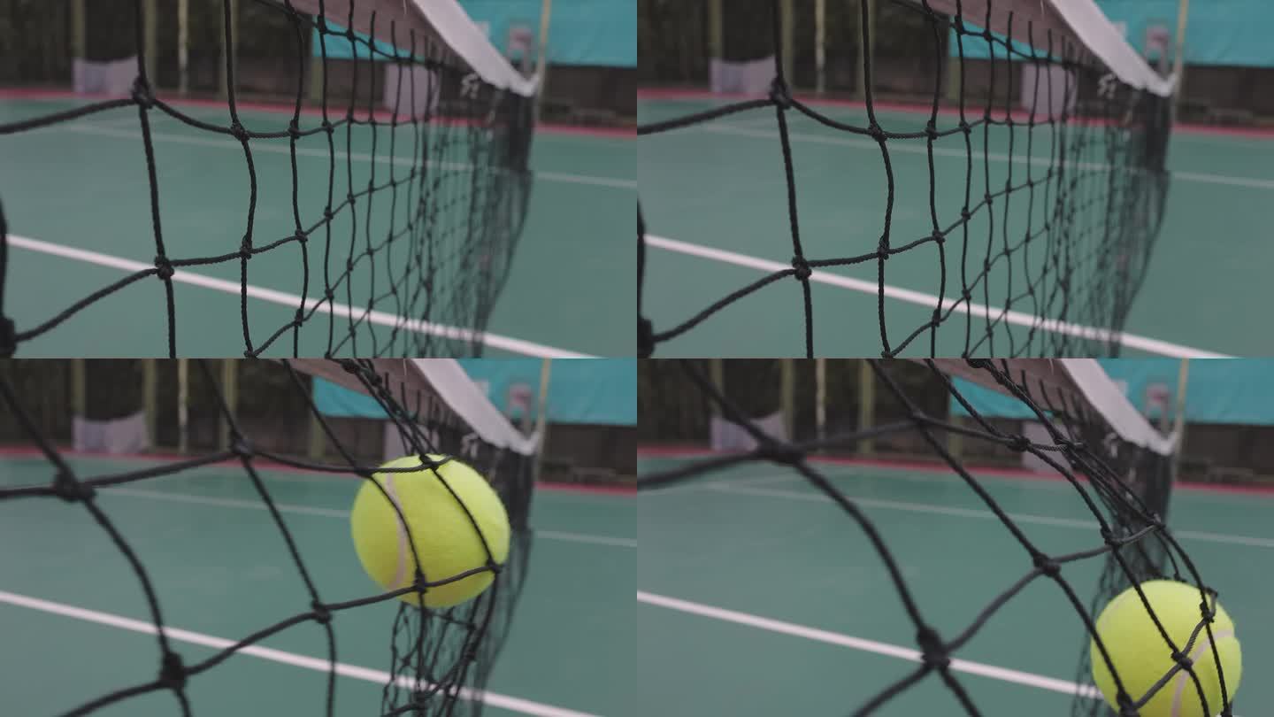网球击球网网球运动网球特写网球网