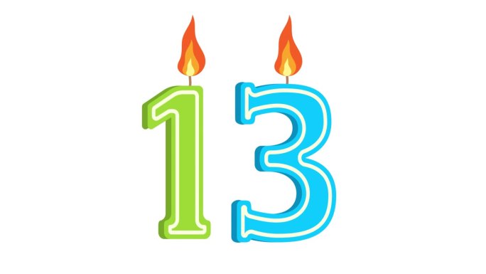 节日蜡烛的形式有数字13、十三、数字蜡烛、生日快乐、节日蜡烛、周年纪念、alpha通道