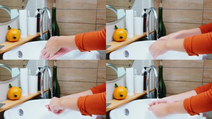 密切注意在浴室用肥皂洗手，日常身体护理和个人卫生日记。