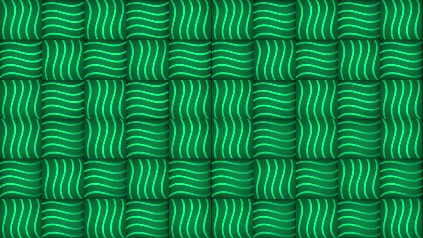 绿松石色数字方块瓷砖背景与闪亮的条纹