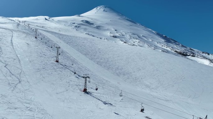 智利巴塔哥尼亚奥索尔诺火山滑雪中心