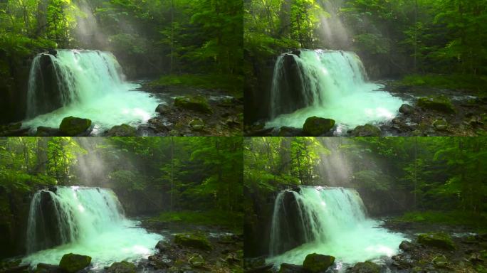 Choshi Otaki瀑布/青森县武和市武和八幡台国立公园瓮濑峡谷
