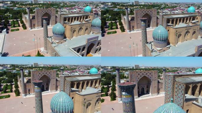 乌兹别克斯坦撒马尔罕的雷吉斯坦广场