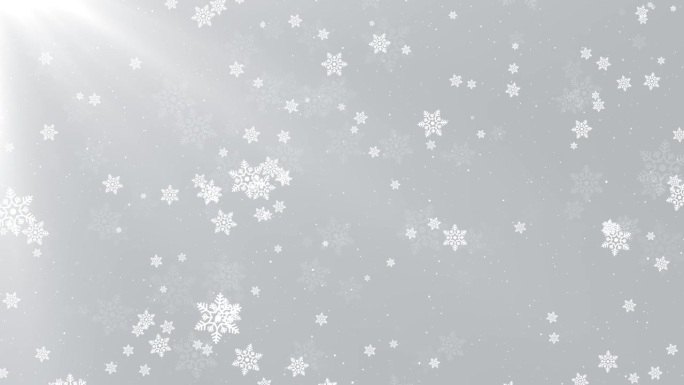 用雪花抽象冬天的微粒。圣诞节充满活力的假期。背景