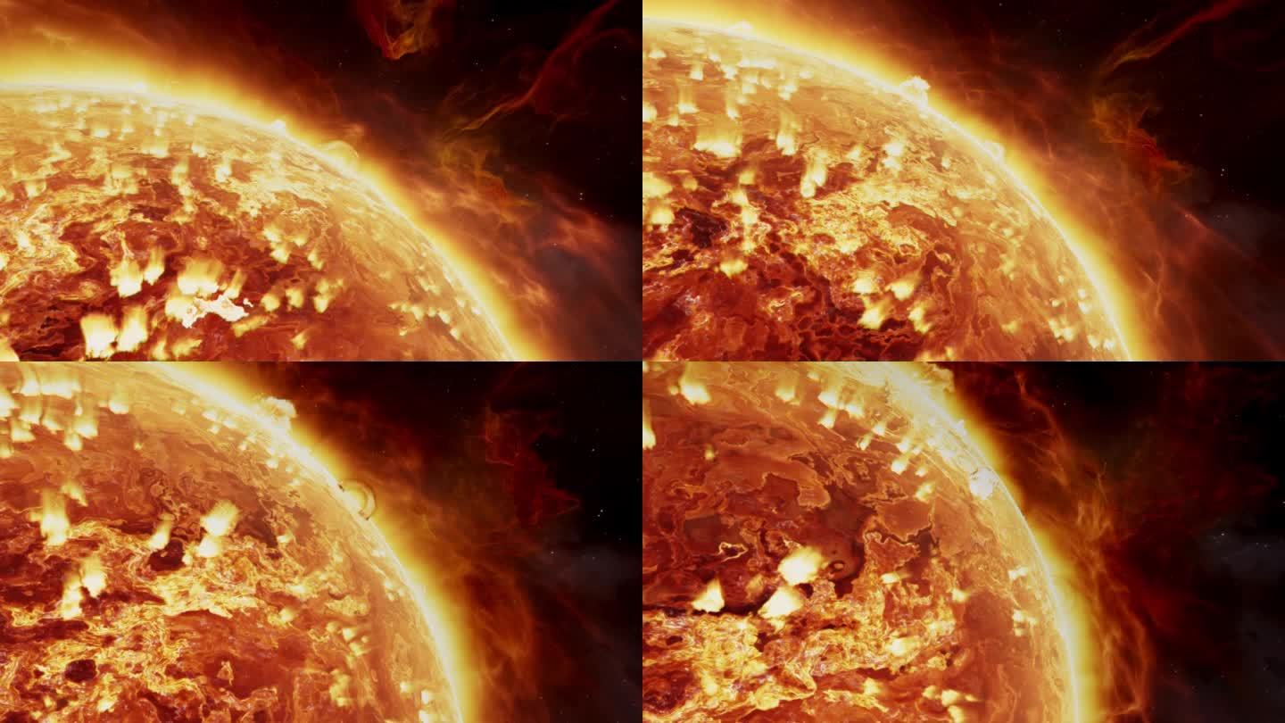 太阳系原恒星太阳太阳在深空喷发星云气体的近照