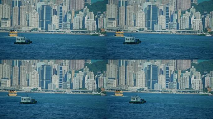 【正版素材】香港维多利亚港7333