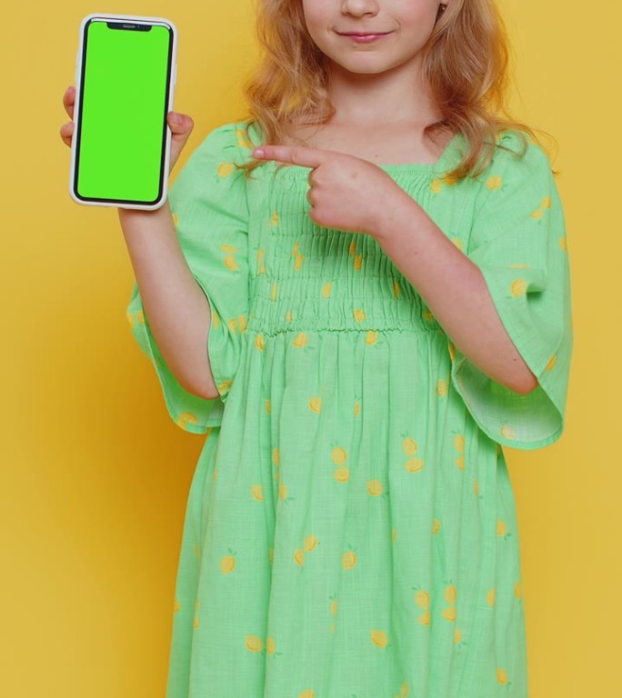 童女童手智能手机绿屏色度键模拟推荐游戏应用程序