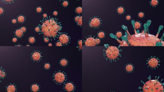 数字病毒感染，引起慢性疾病。爆发冠状病毒COVID-19。病毒扩散。肝炎病毒、H1N1流感病毒、流感