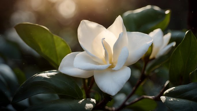 栀子花开栀子花背景05