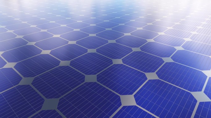 光伏替代能源太阳能电池板的背景设计