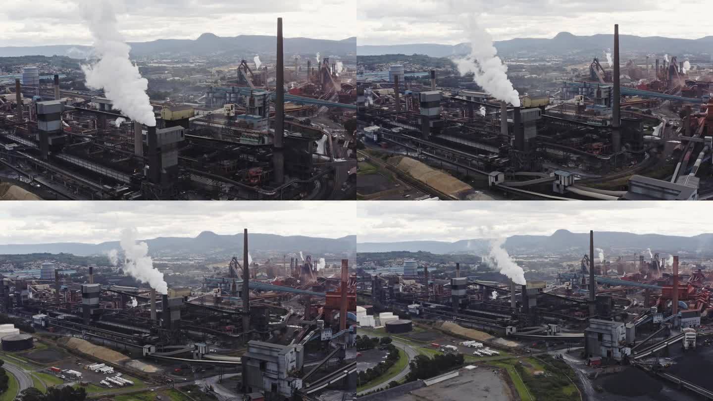 建立了工业铸造厂废气的空气污染和蒸汽羽流分布图