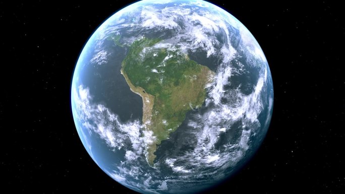 cuiab<e:1>城市地图从太空到地球缩放，巴西