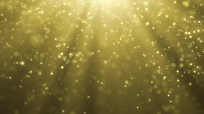 抽象背景金色闪亮的粒子落下来魅力，圣诞节，庆典，下降，成功