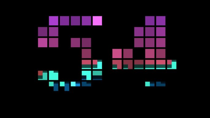 复古风格的54号像素，alpha通道的54号像素