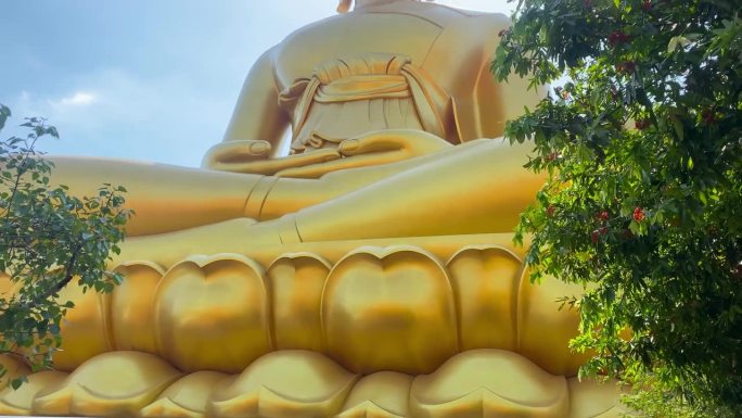 泰国曼谷独特的寺庙Wat Pak Nam Phasi Charoen