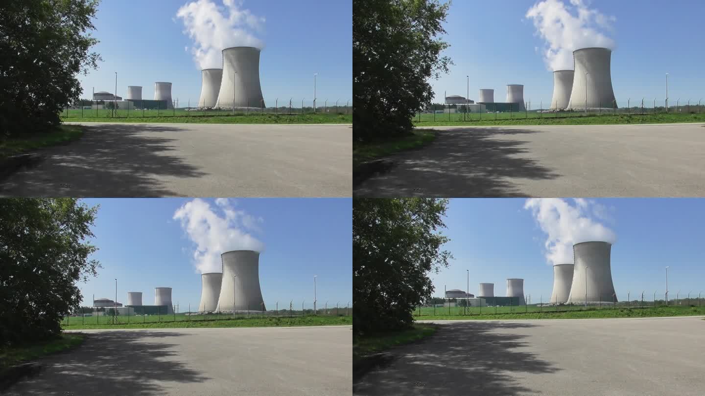核电站在运行