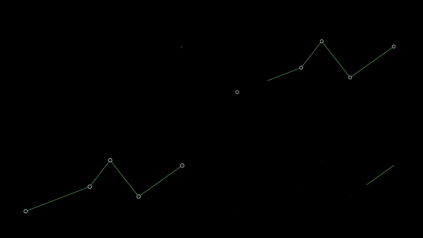 线信息图形图表图形动画循环运动图形视频透明背景与alpha通道