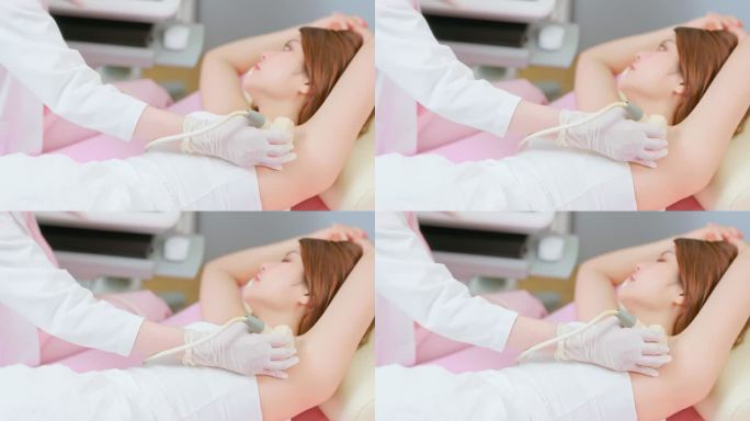 女性腋下超声检查医疗B超治病查体