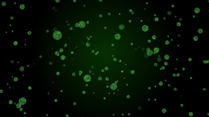 病毒细胞流动冠状病毒细胞概念。病毒性疾病爆发。肝炎病毒、H1N1流感病毒、流感病毒、细胞感染生物、艾