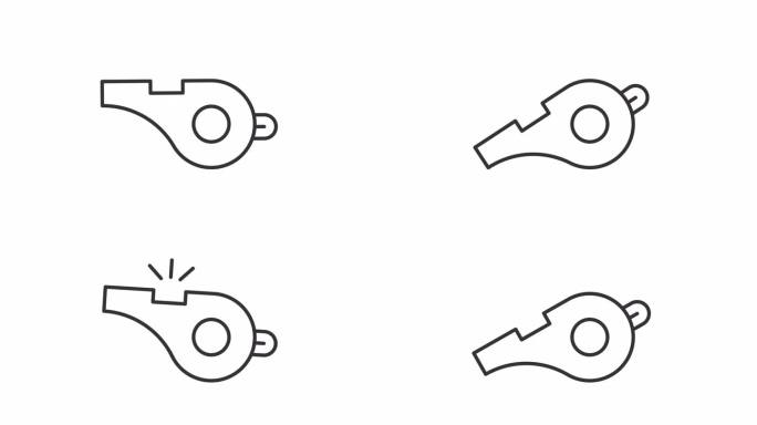 口哨动画图标口哨动画