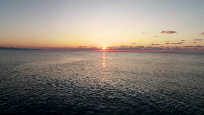 海上日落的稳定库存视频