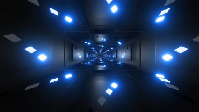 4K彩色螺旋光隧道
