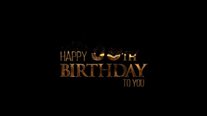 生日，祝贺50岁生日快乐，阿尔法频道