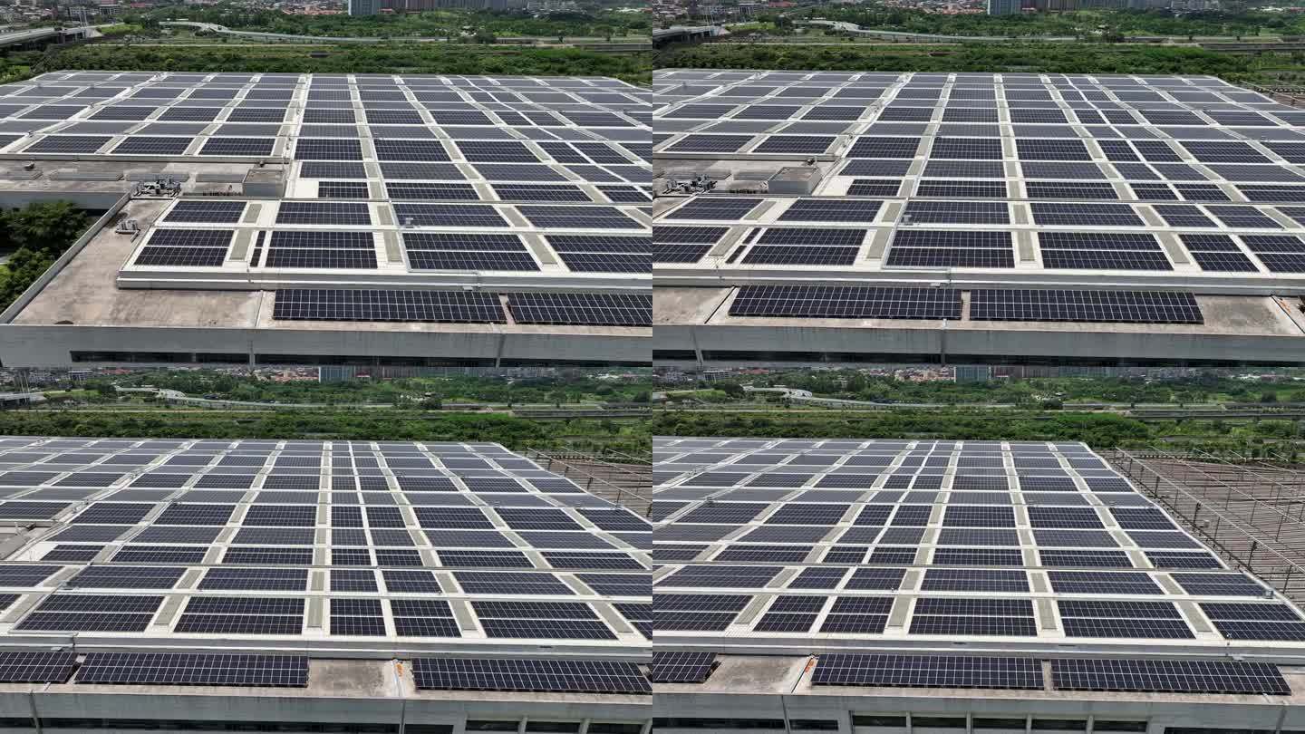 火车维修厂的太阳能屋顶