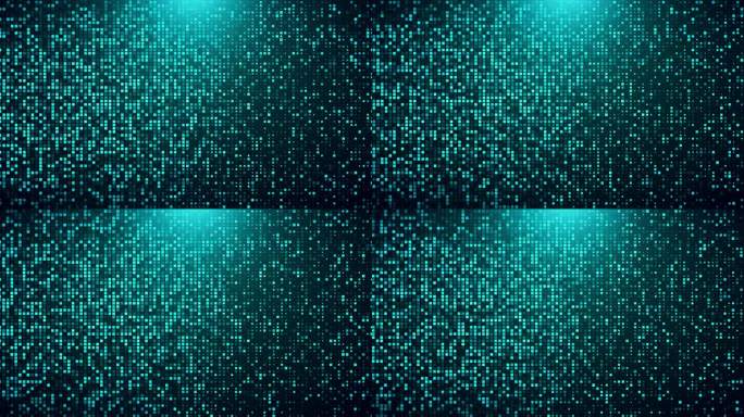 视觉故障噪声大数据数字代码。未来信息技术数字网络空间