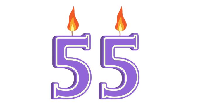 节日蜡烛的形式有数字55、五十五、数字蜡烛、生日快乐、节日蜡烛、周年纪念、alpha通道